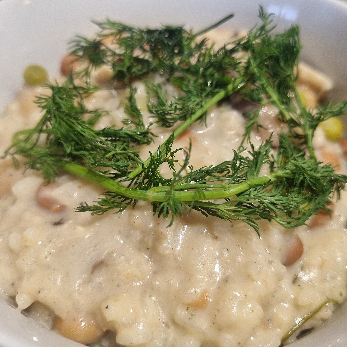Shiitake and Bean Risotto