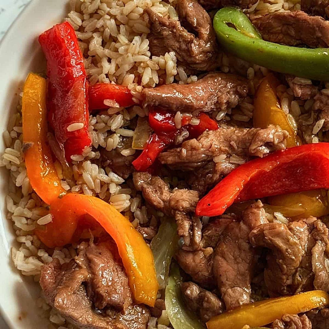 Dump and Go Slow Cooker Pepper Steak