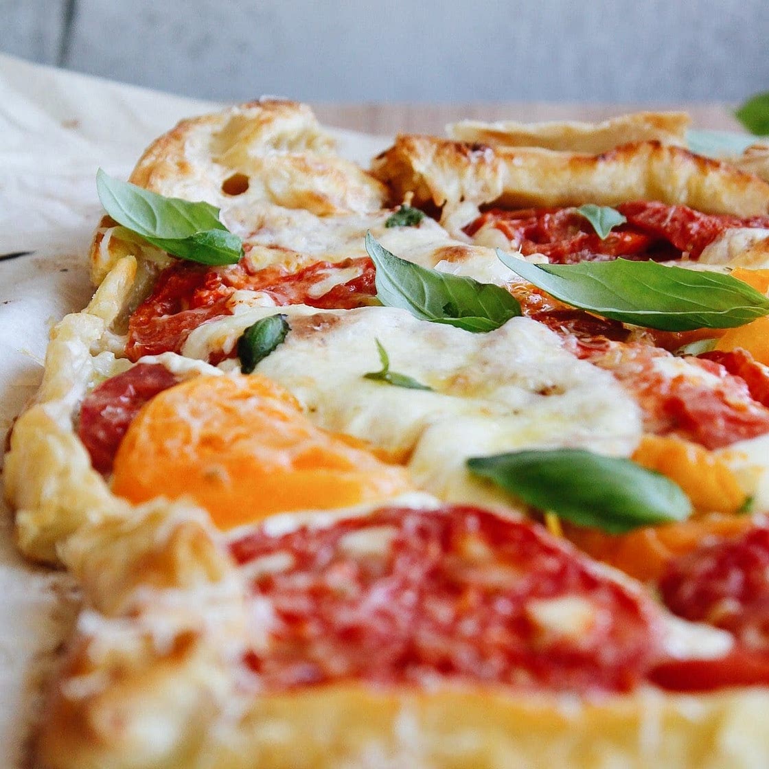 Puff Pastry Tomato Tart