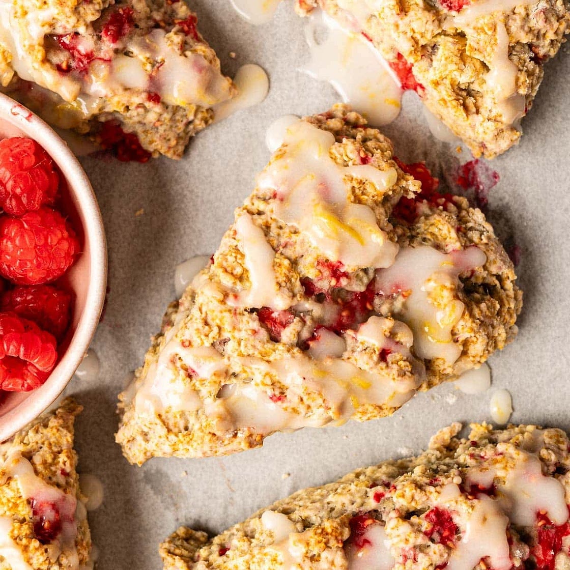 Raspberry Lemon Scones