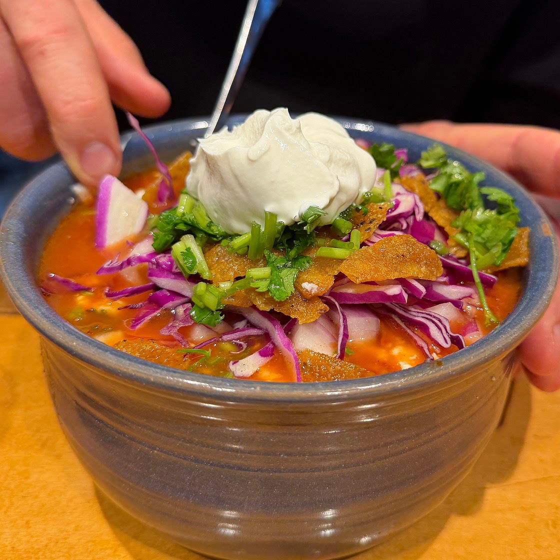 Vegetarian Tortilla Soup