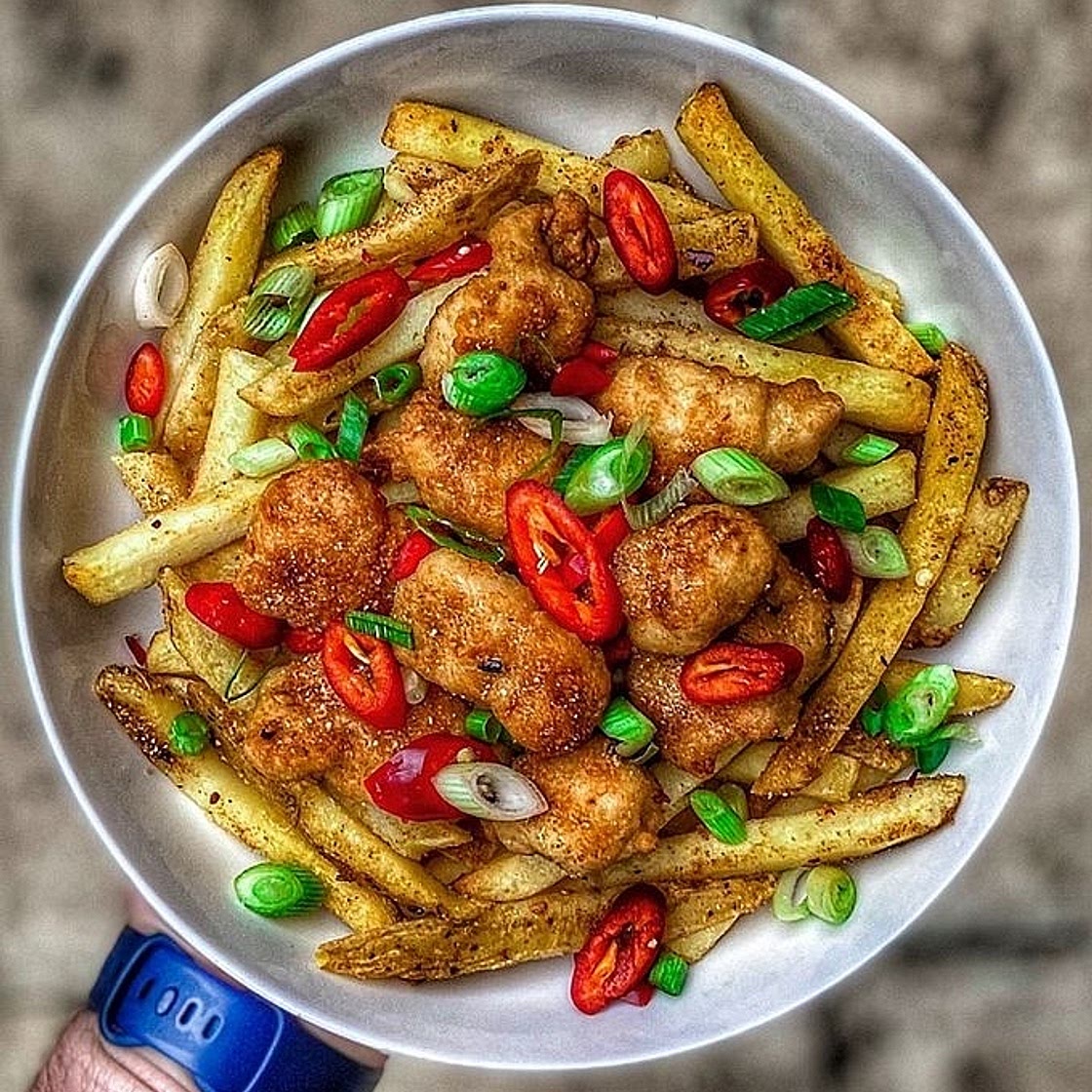 Salt & Pepper Chicken loaded Chips