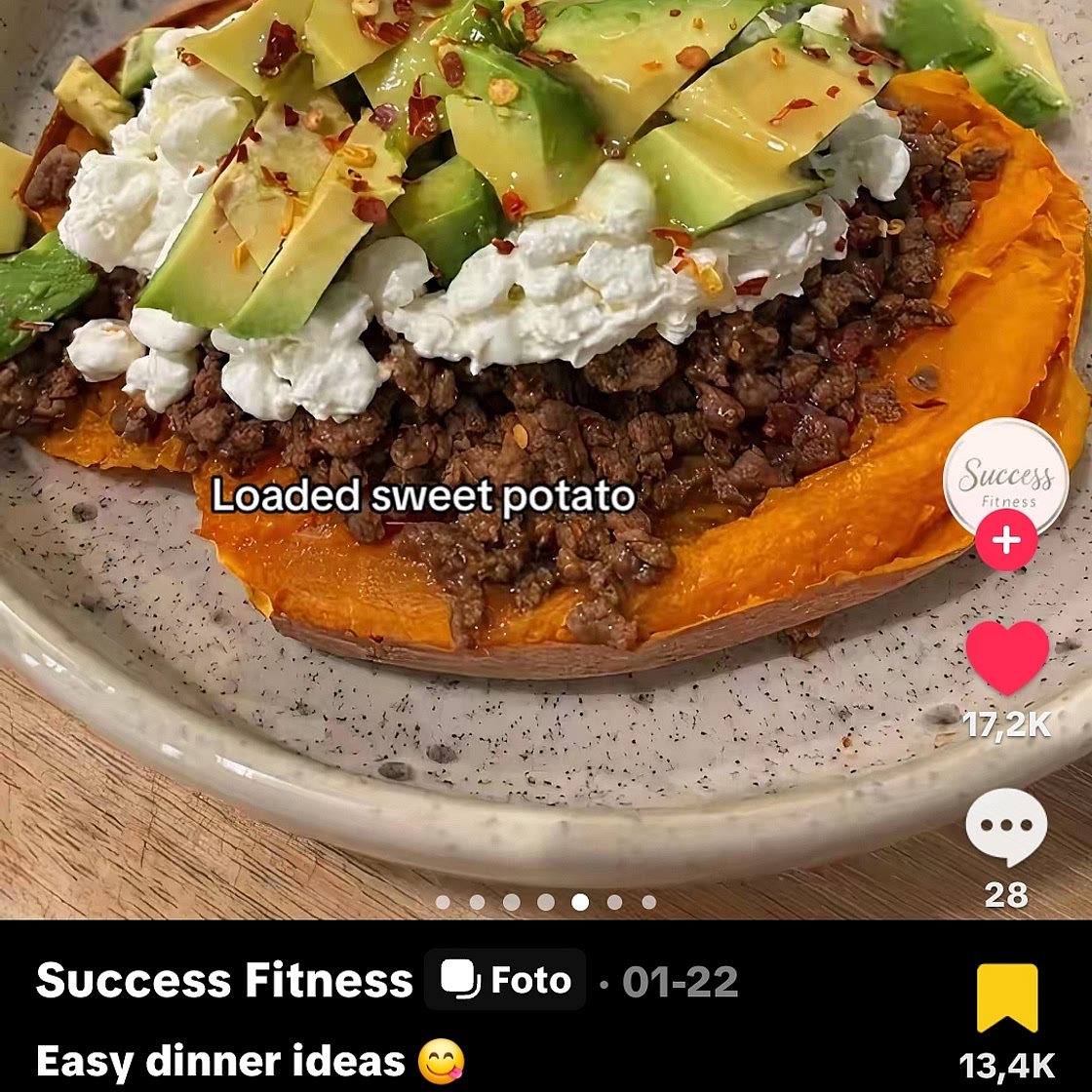 Beef Bowl Baked Sweet Potato