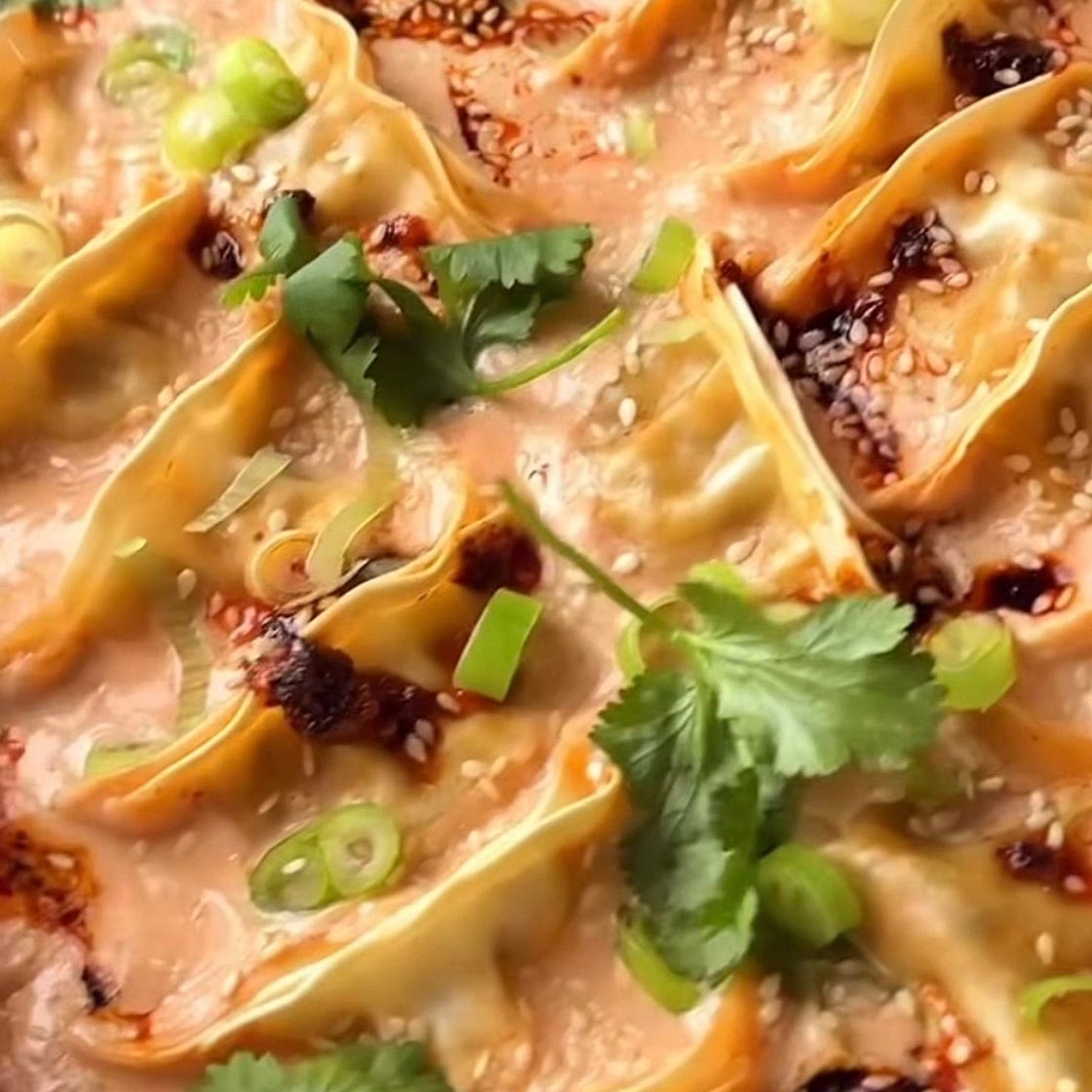 ONE PAN TOFU DUMPLING SOUP