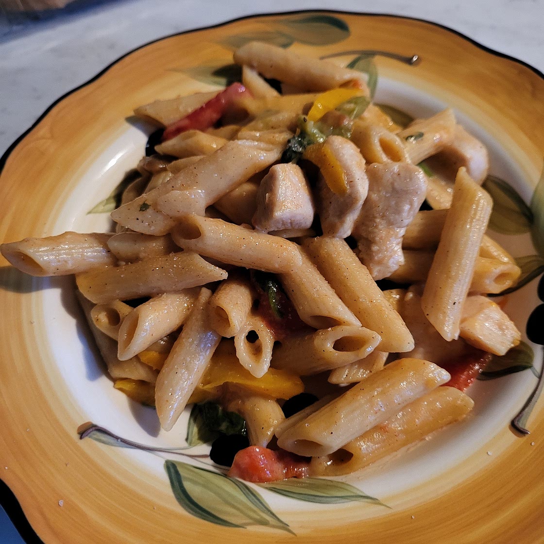 Creamy Chicken Fajita Pasta
