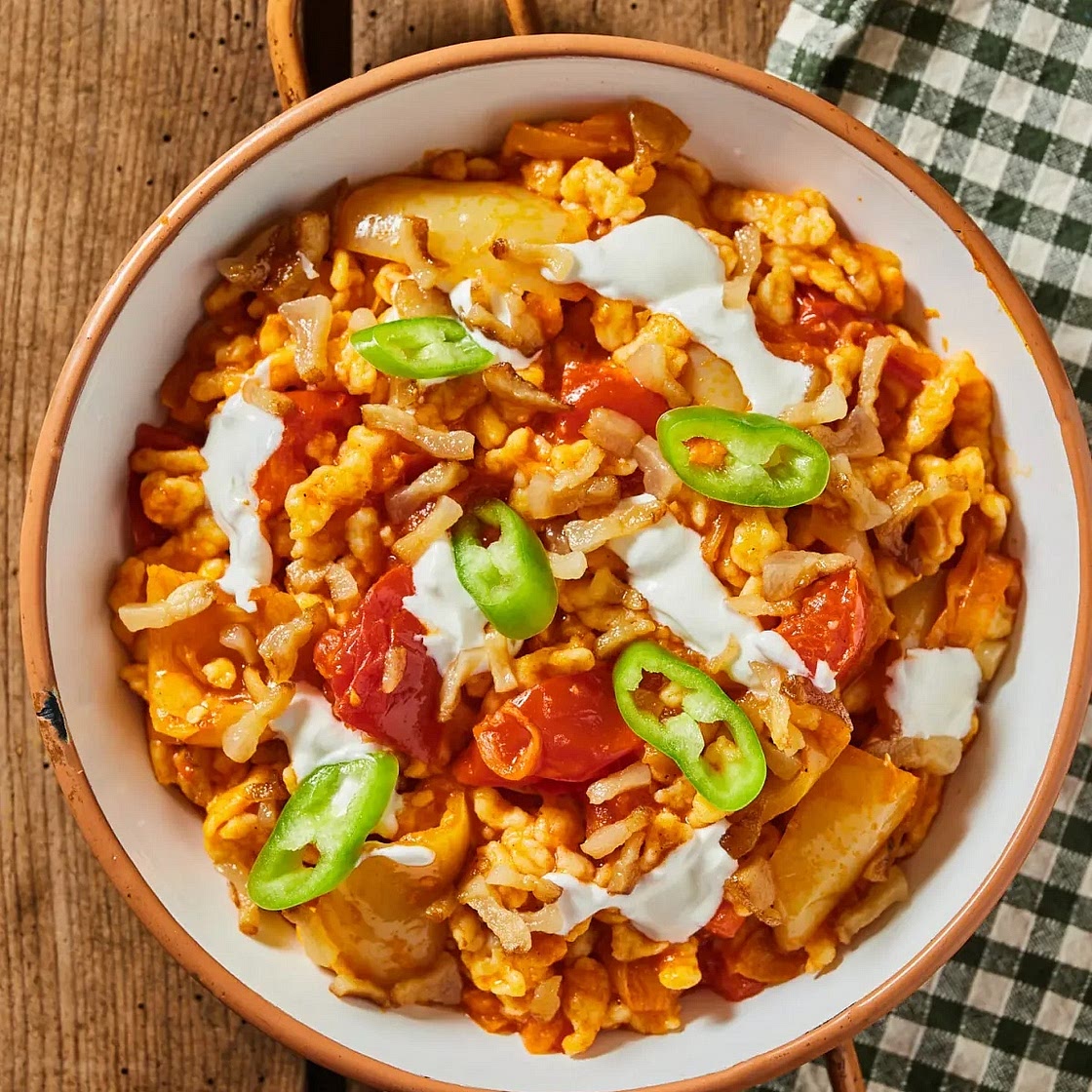 Hungarian Noodles with Letcho