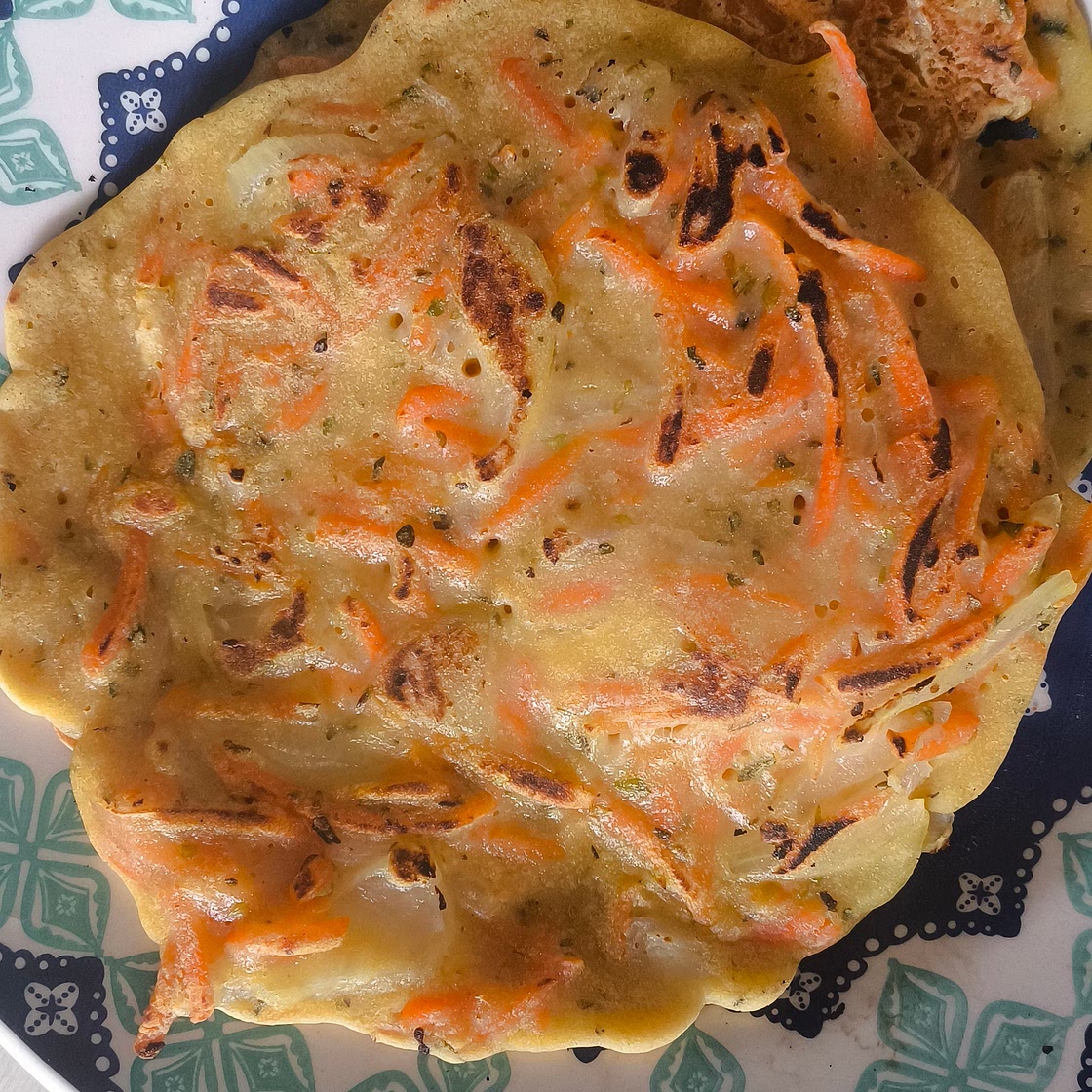 Panqueca de vegetais