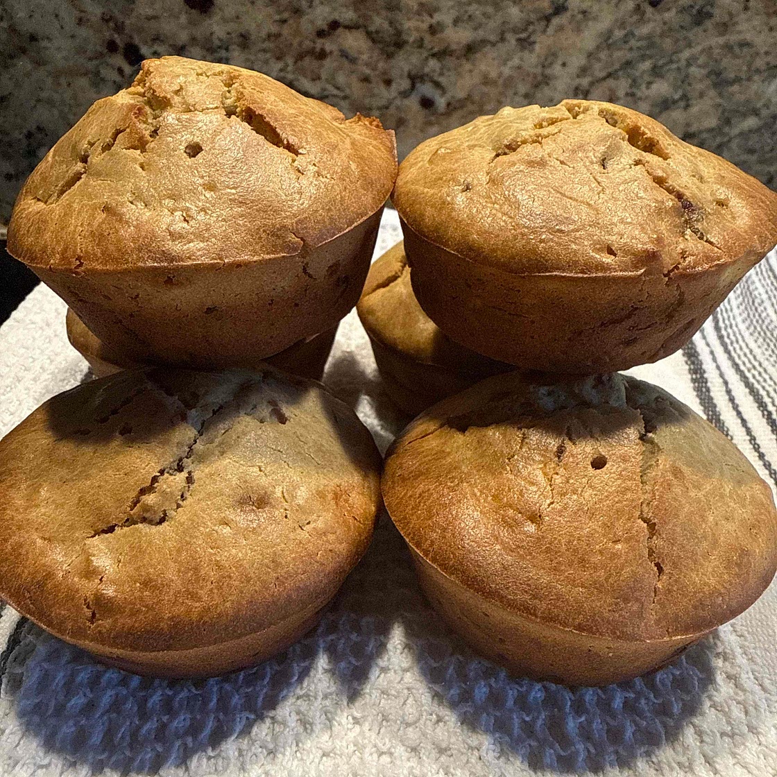 Healthy Banana, Date & Buckwheat Muffins