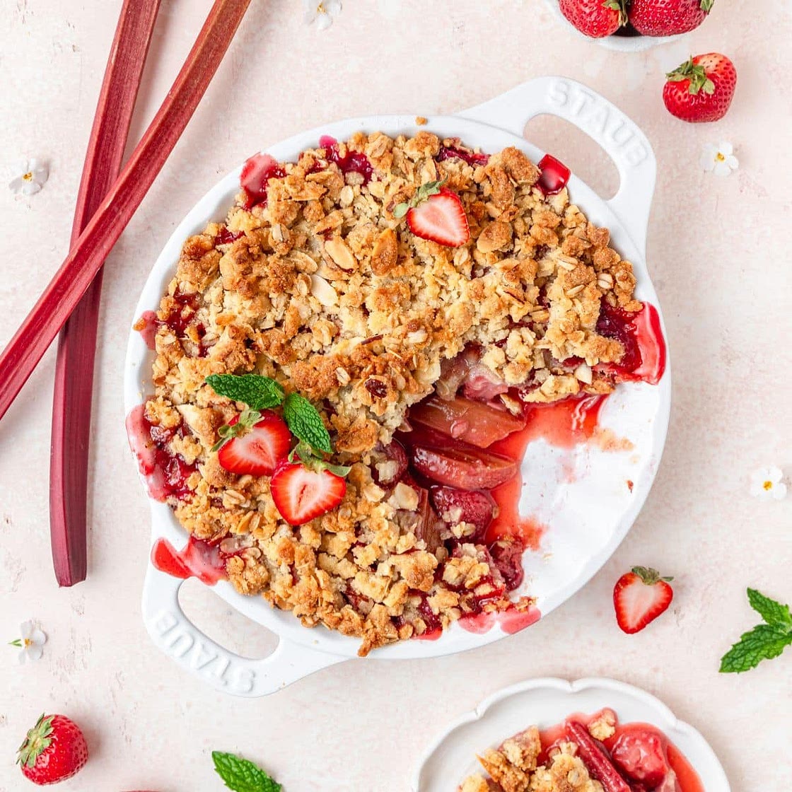Strawberry Rhubarb Crisp