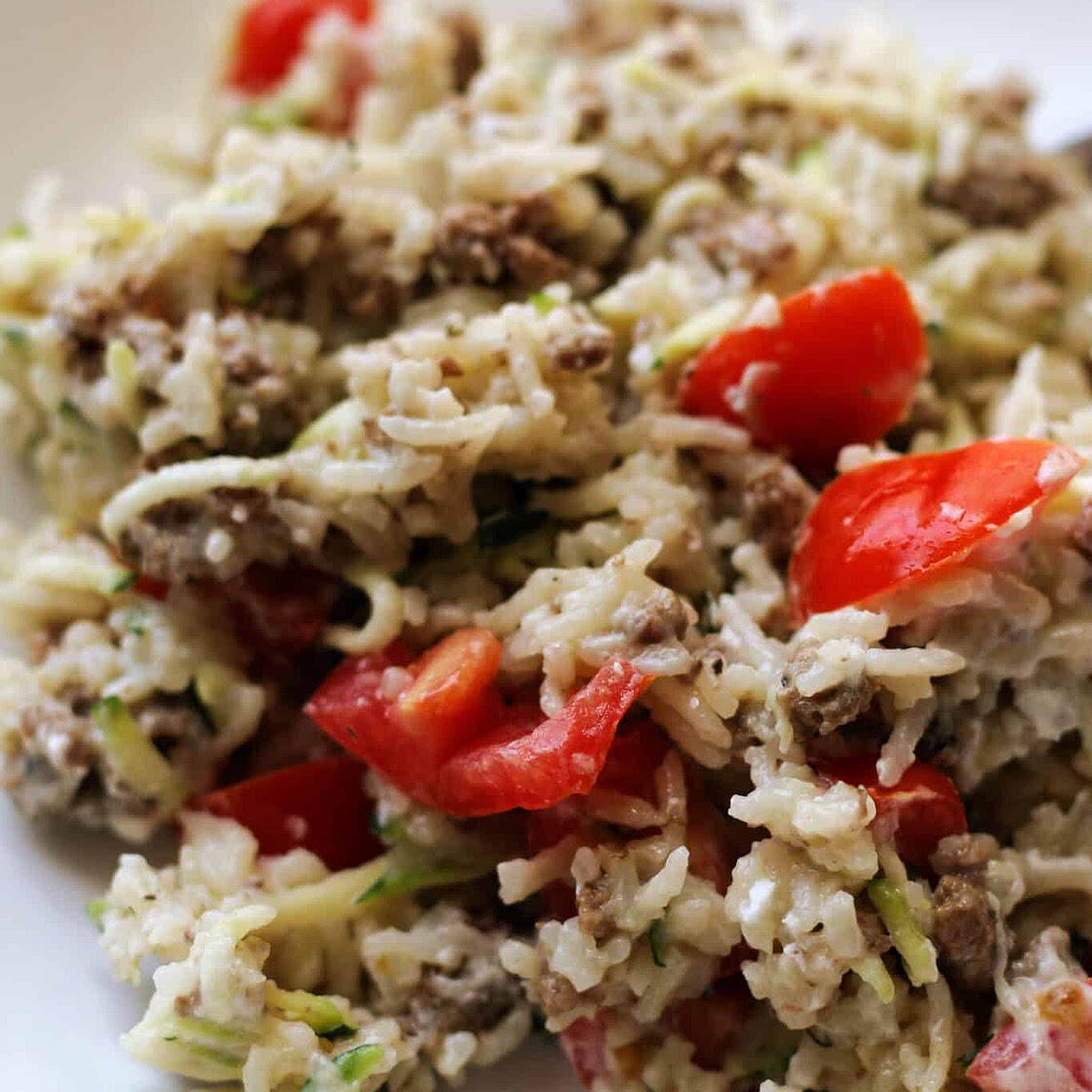 Easy Greek Gyro Casserole