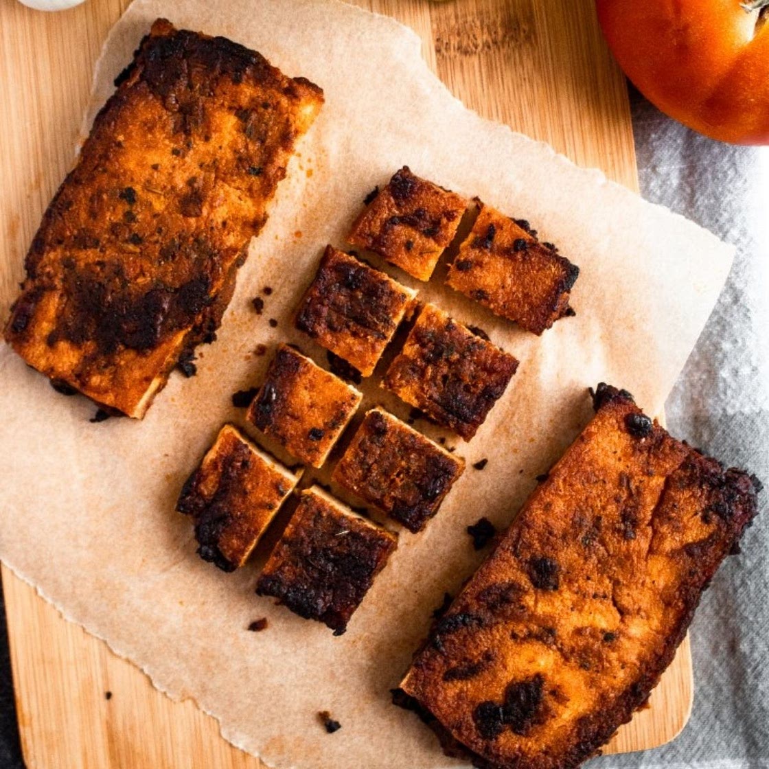 Balsamic Tomato Tofu Cutlets