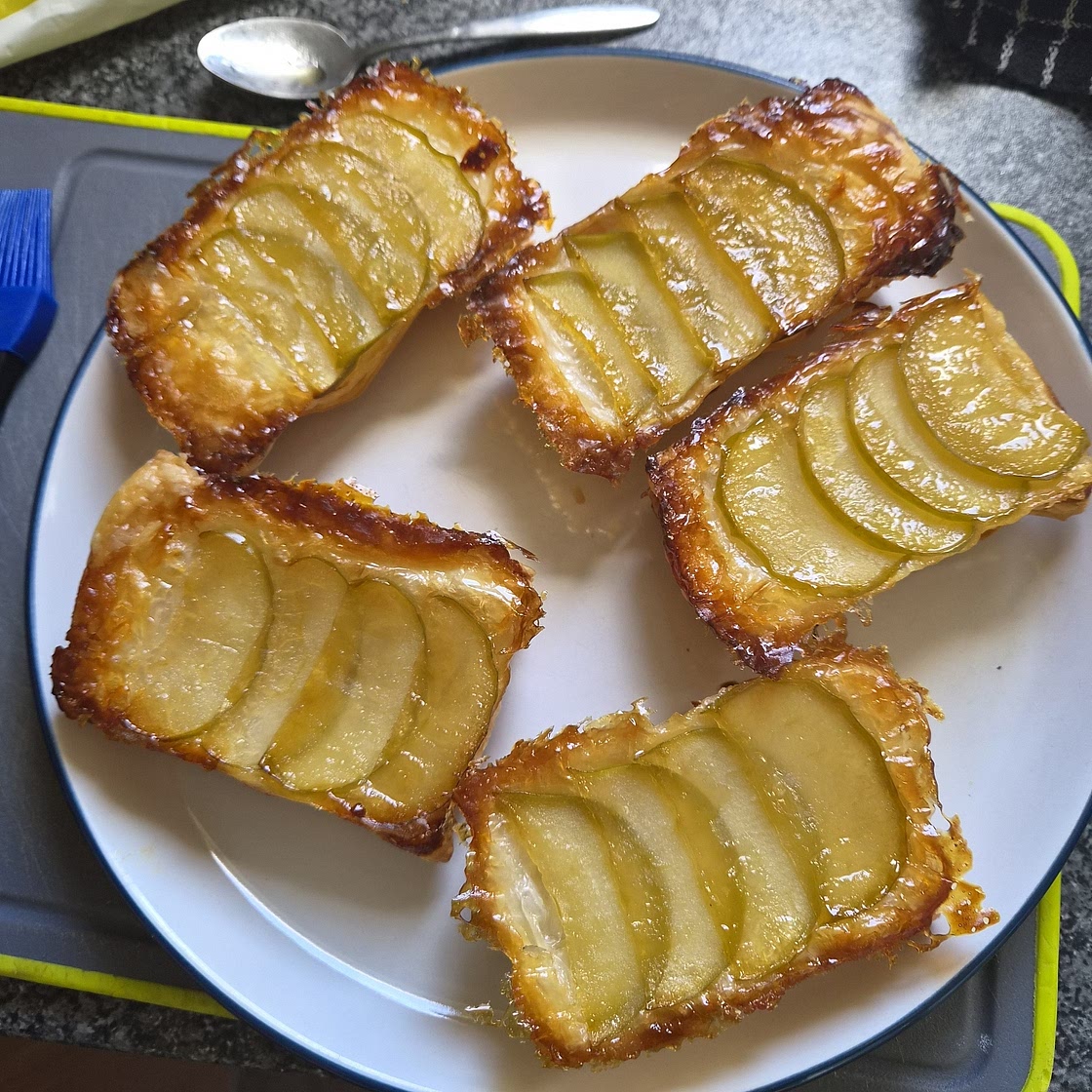 UPSIDE DOWN APPLE PASTRIES 