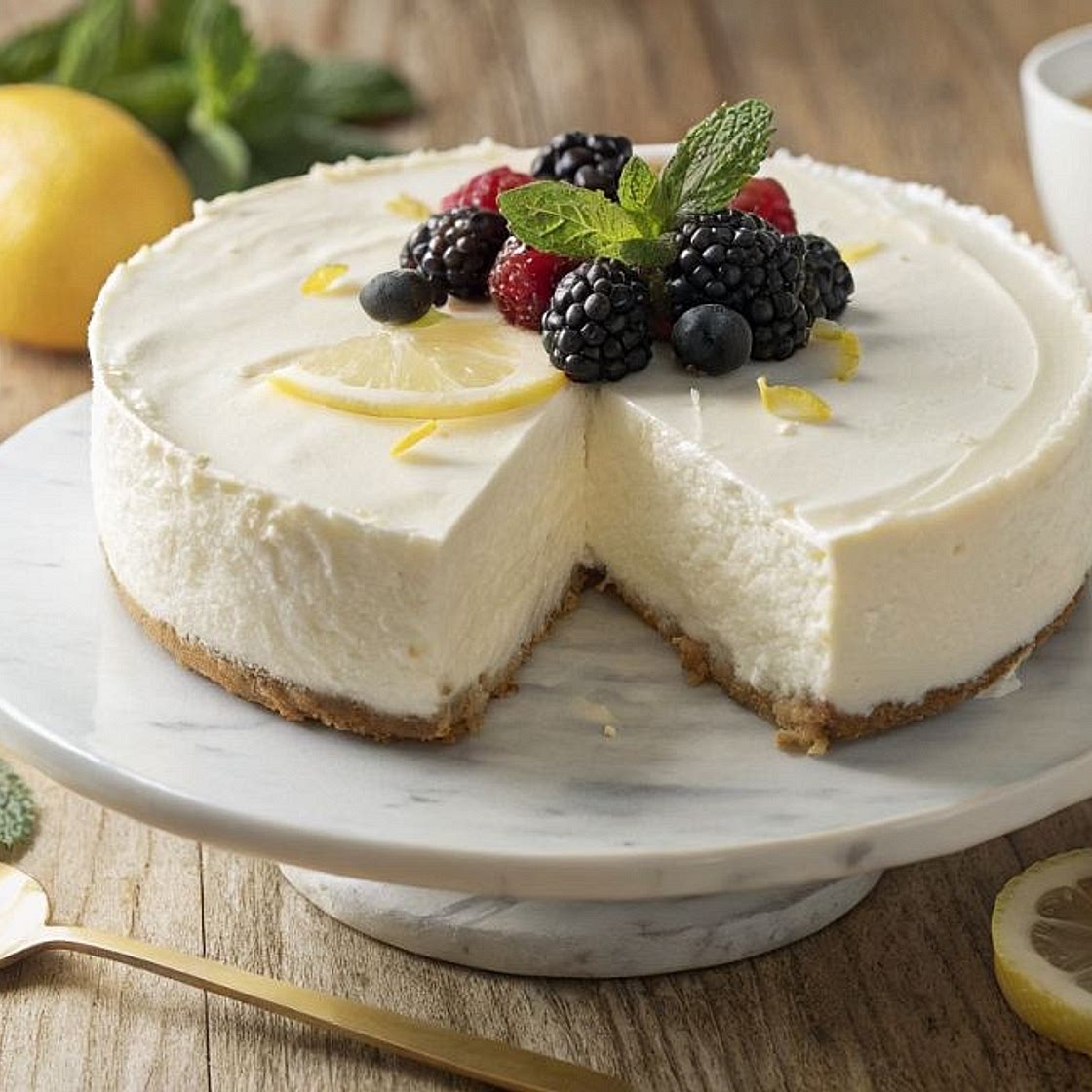 ZUCKERFREIER JOGHURT-KÄSEKUCHEN MIT DER THERMOMIX