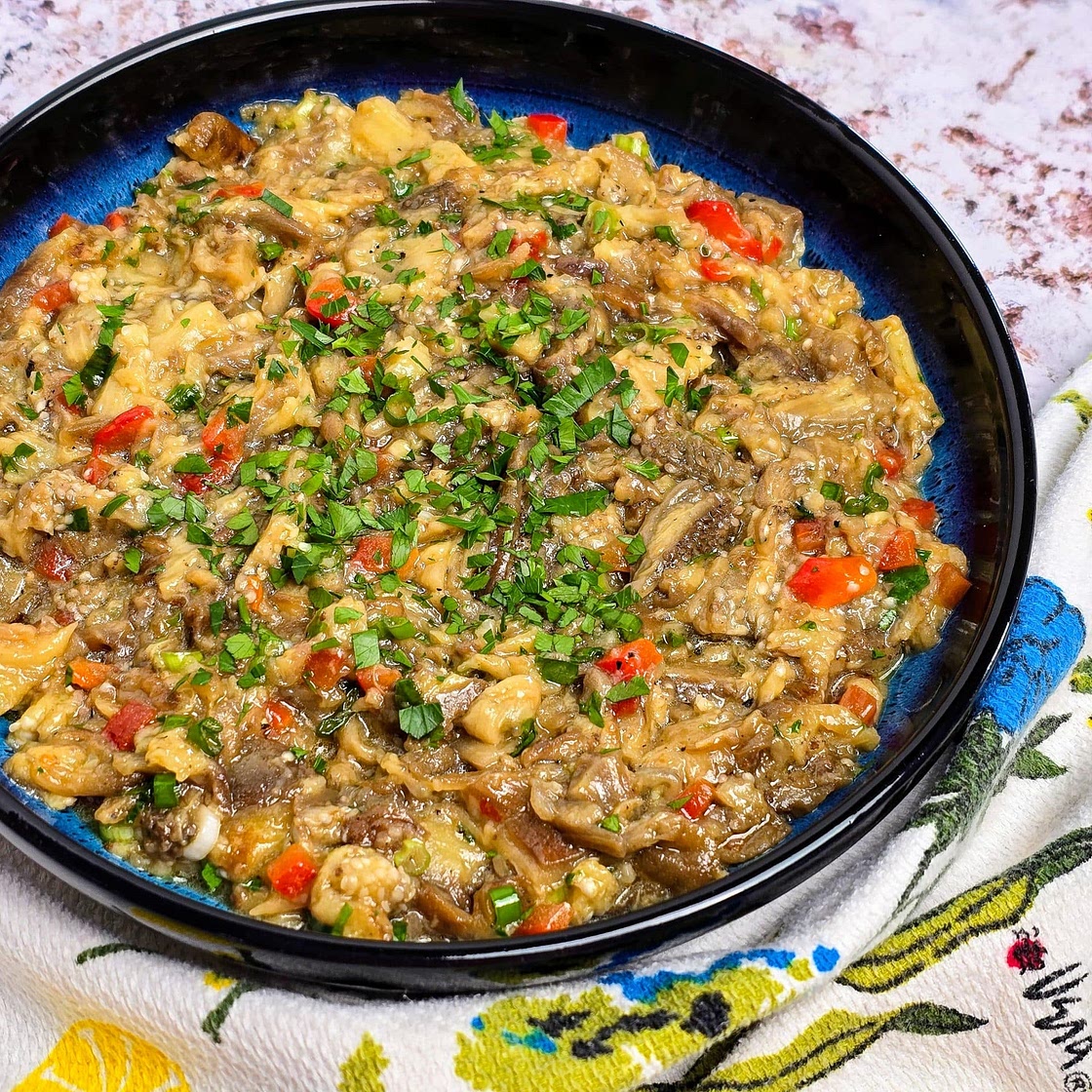 Mediterranean Eggplant Salad