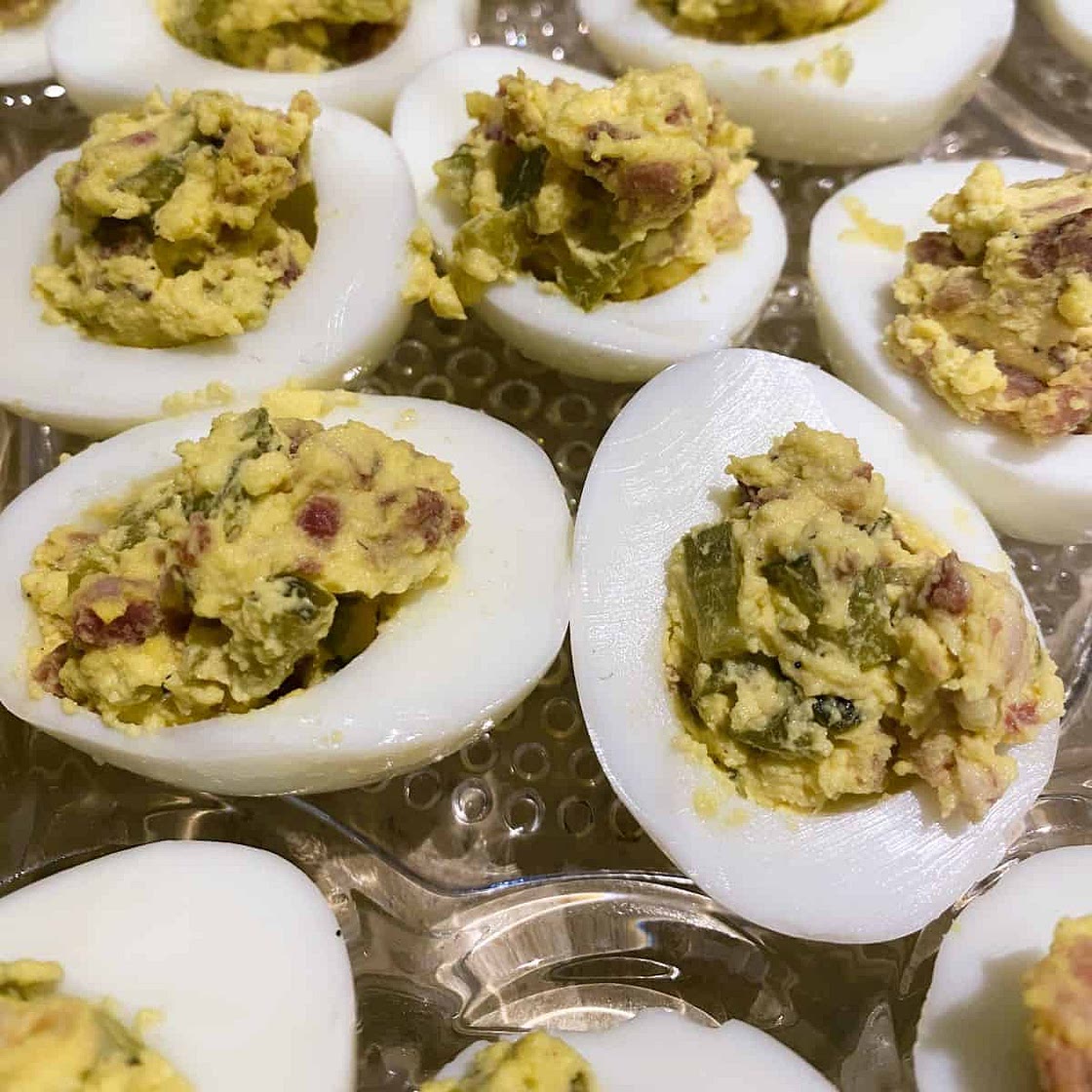 Deviled Eggs with Bacon