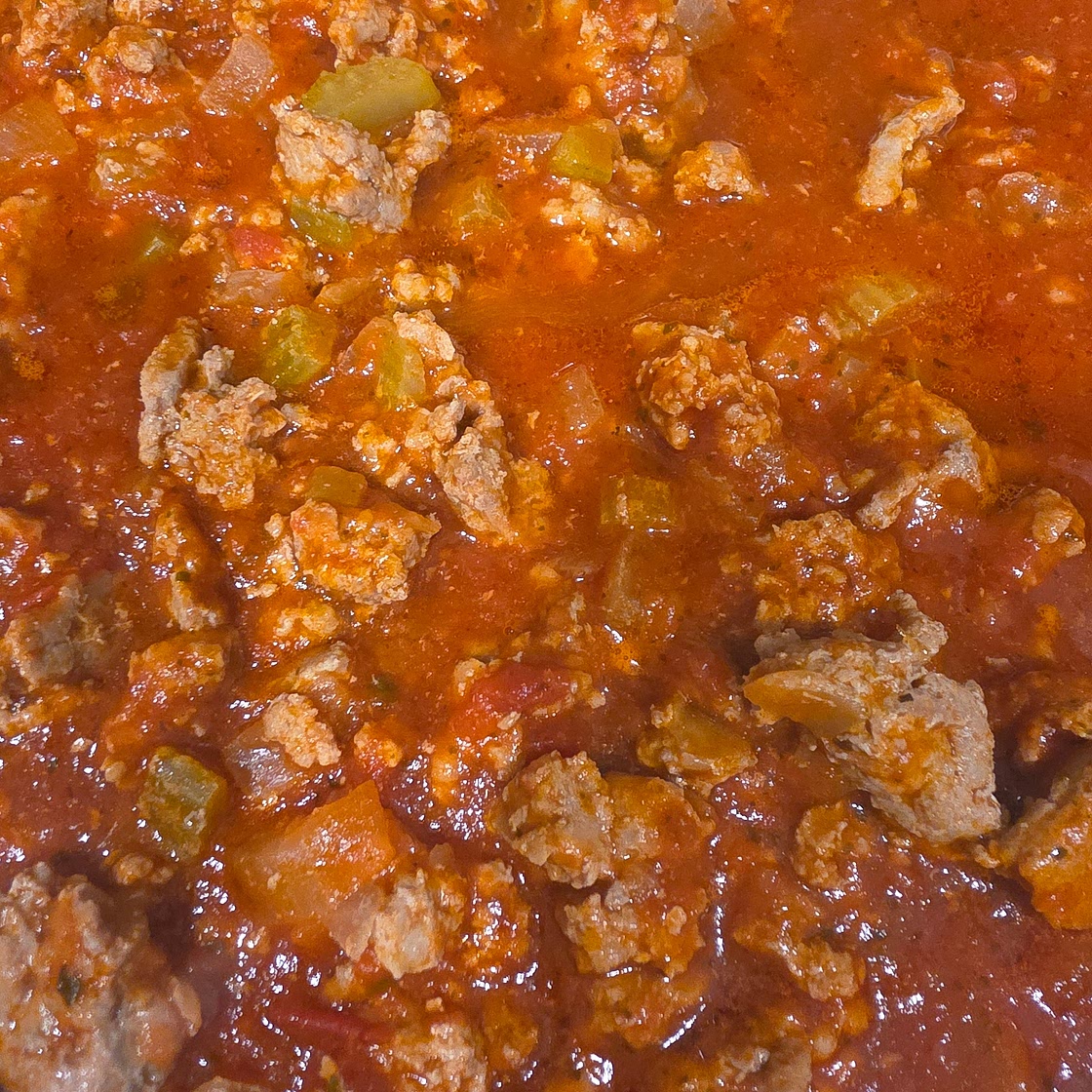 High-Volume Turkey Bolognese with "Hybrid" Pasta