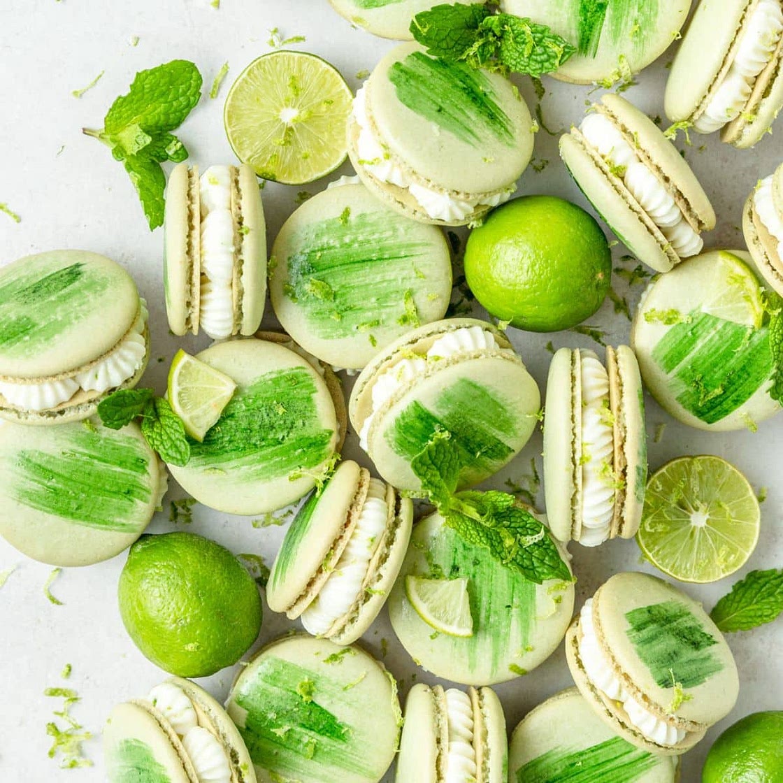 Mojito Macarons