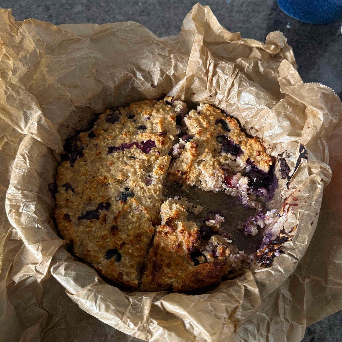 Blueberry Oat Cake