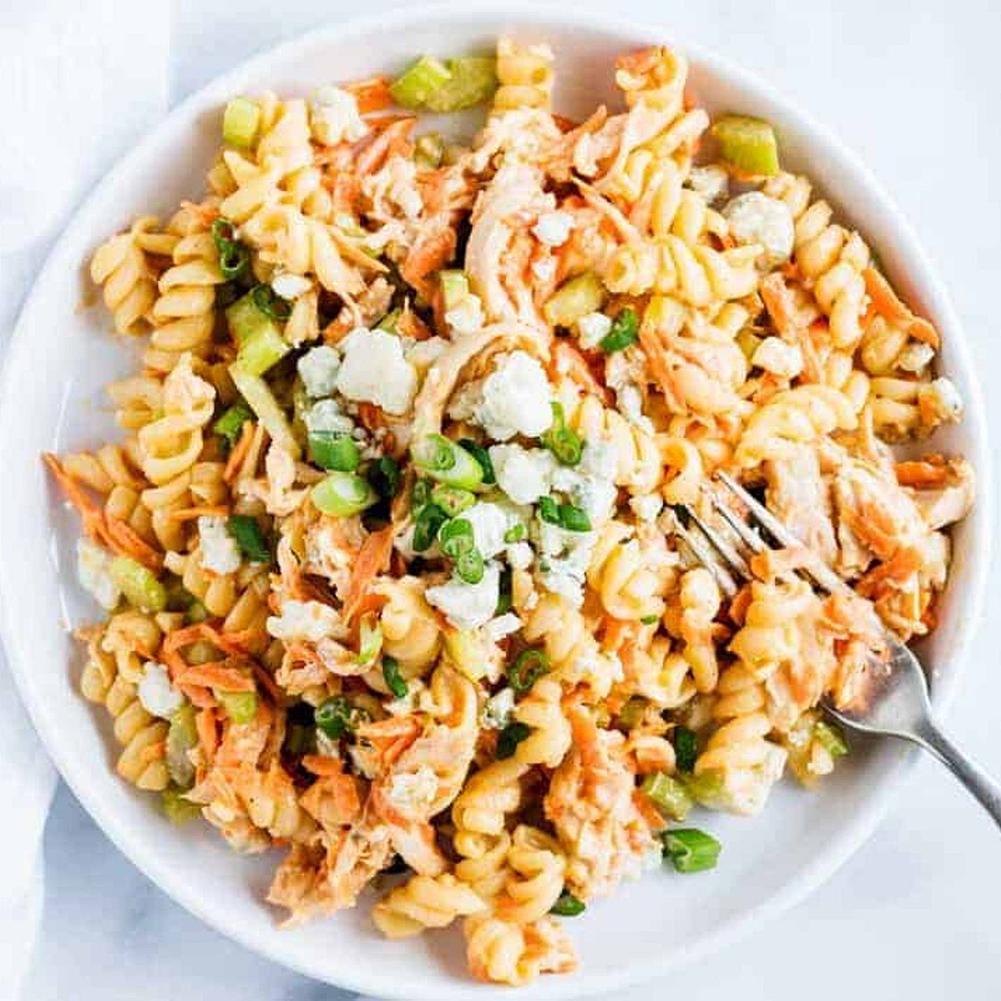 Buffalo Chicken Pasta Salad