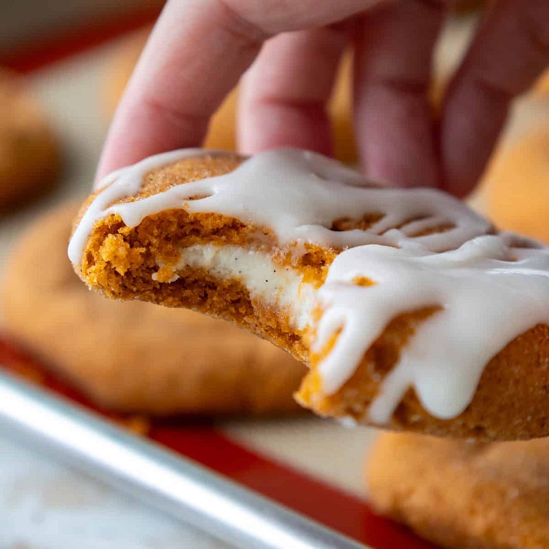 Pumpkin Cheesecake Cookies