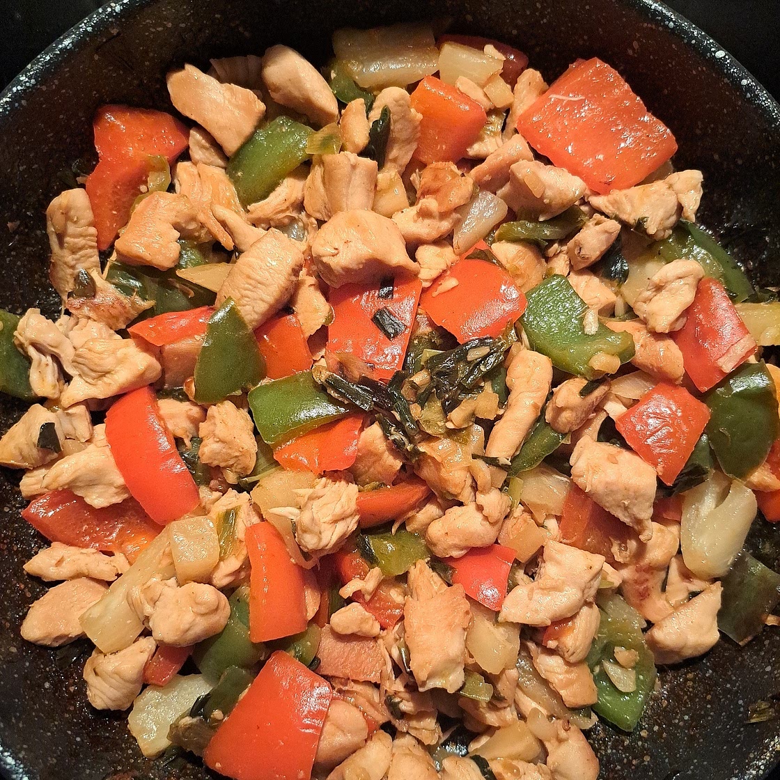 Healthy and quick sweet & sour chicken