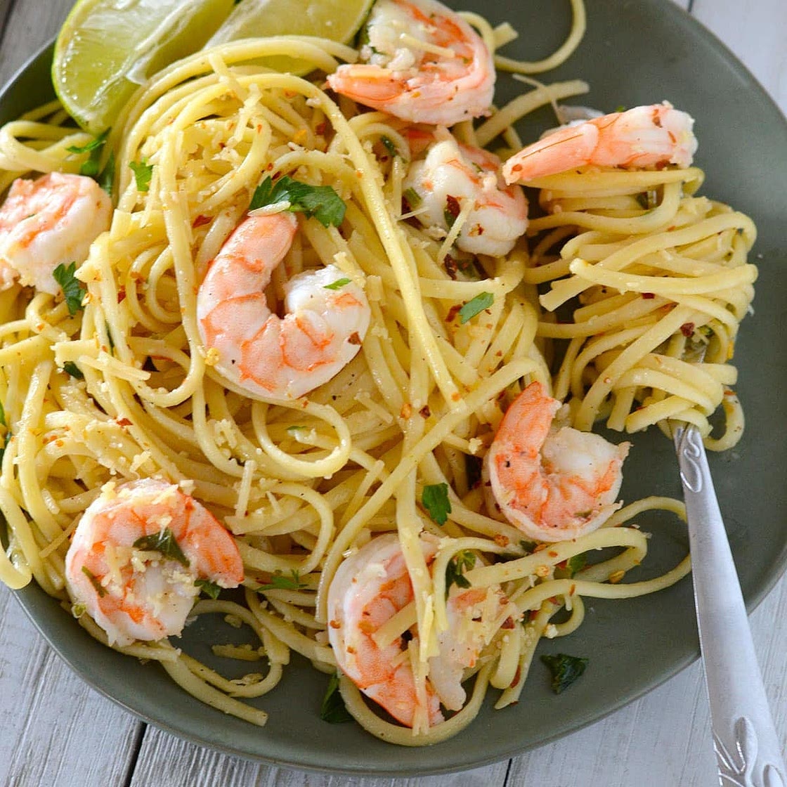 Shrimp Scampi Without Wine
