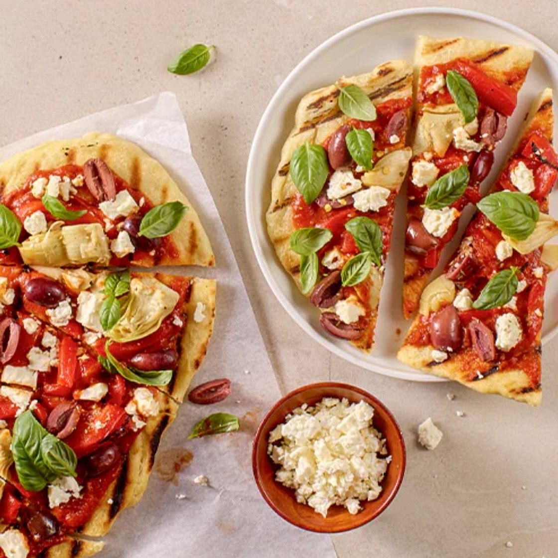 Mediterranean Grilled Flatbreads Recipe