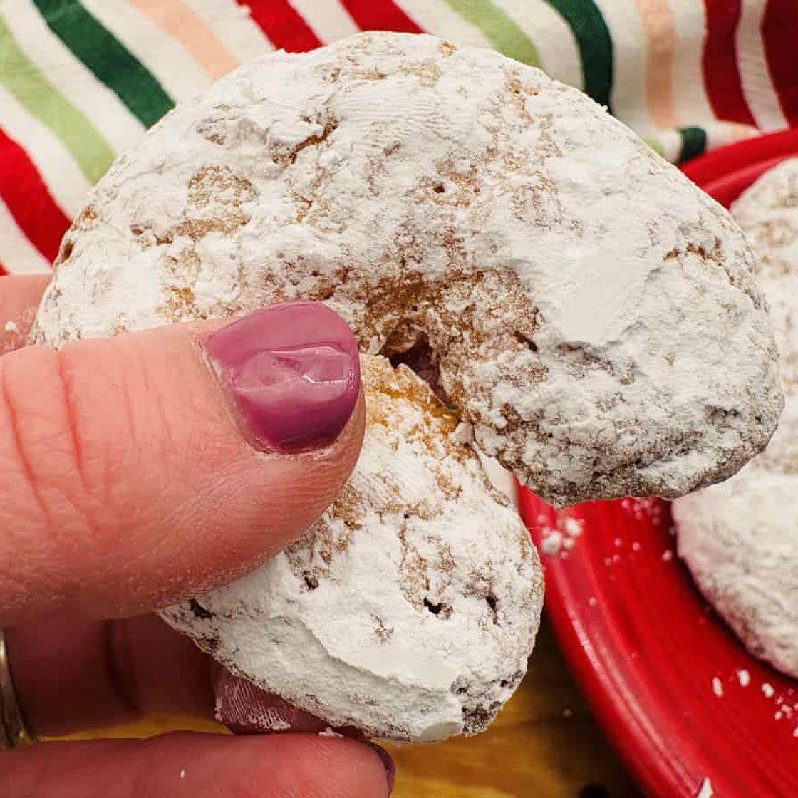 Almond Crescent Cookies