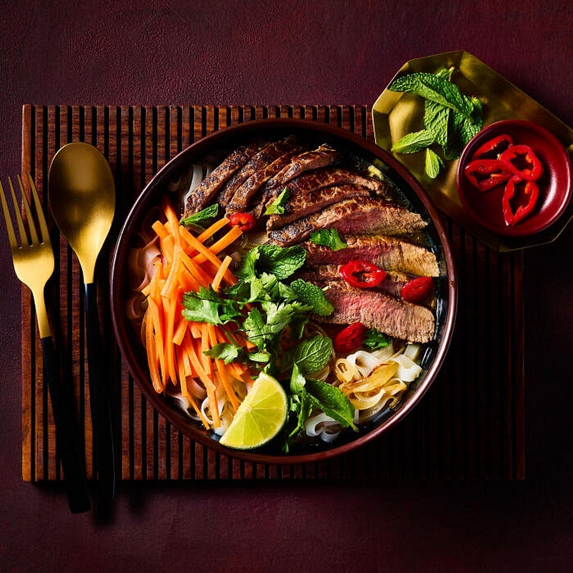 Fiery Vietnamese-Style Rump Steak Pho