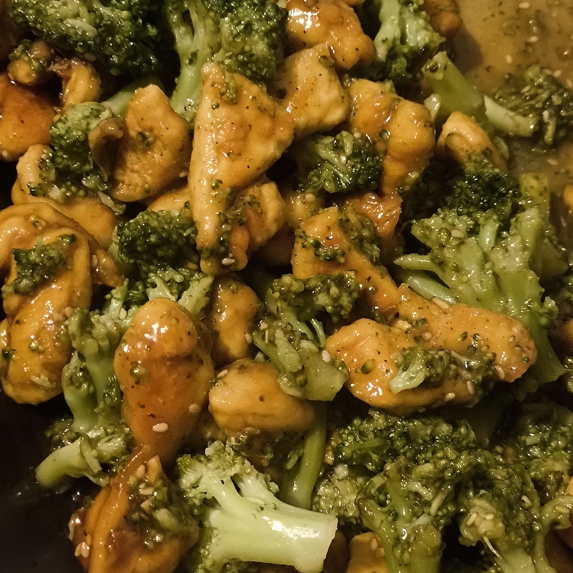 Honey Sesame Chicken and Broccoli
