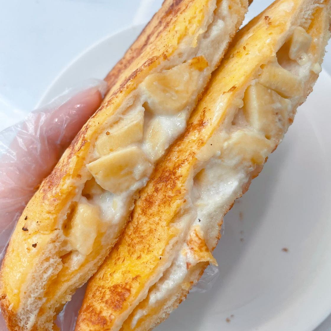 How to Make Banana Yogurt Stuffed French Toast