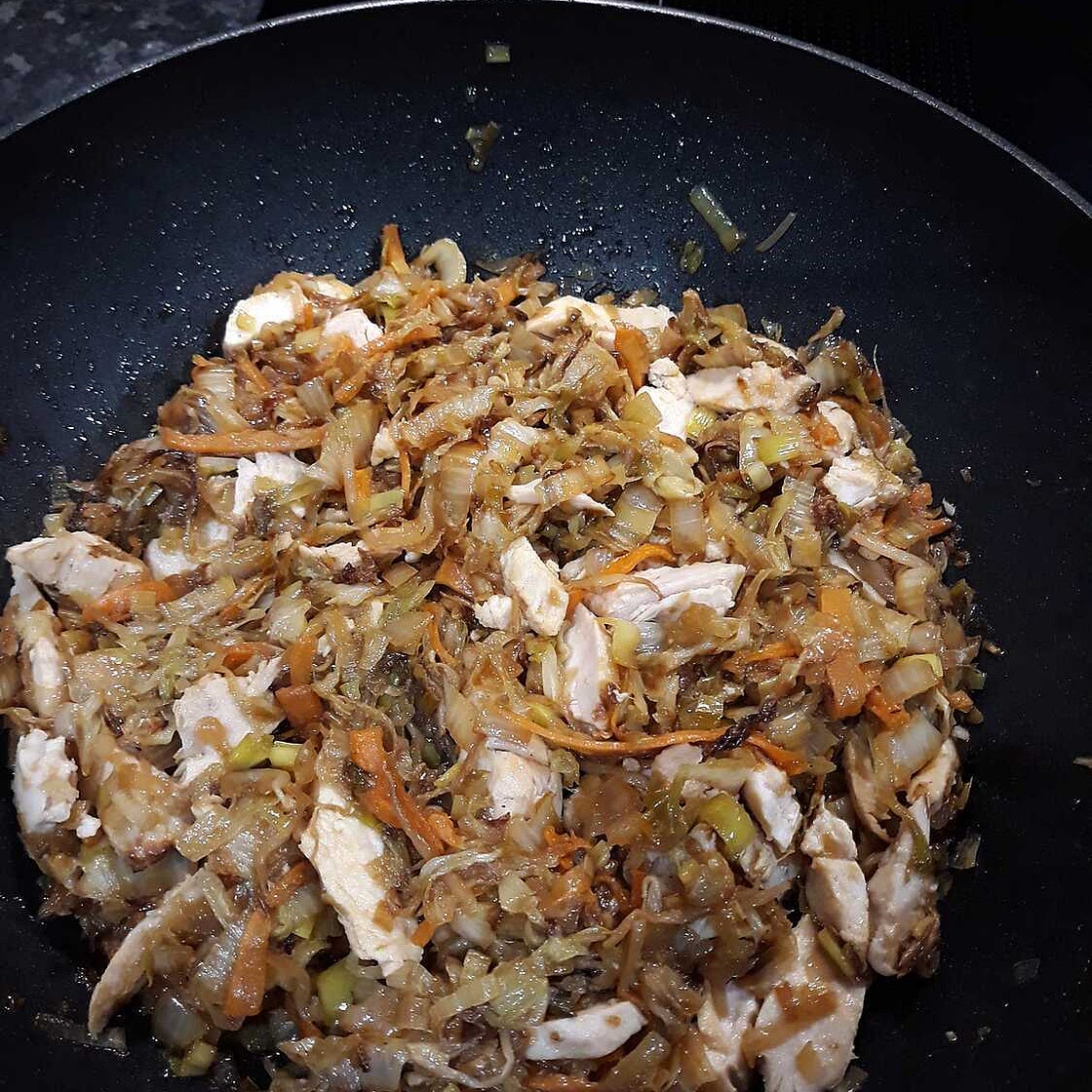 Nouilles chinoise au poulet
