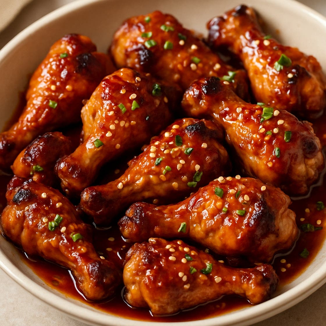 Honey-Garlic Glazed Chicken Drumettes