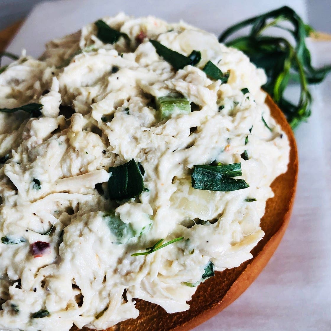Slow Cooker Tarragon Chicken Salad