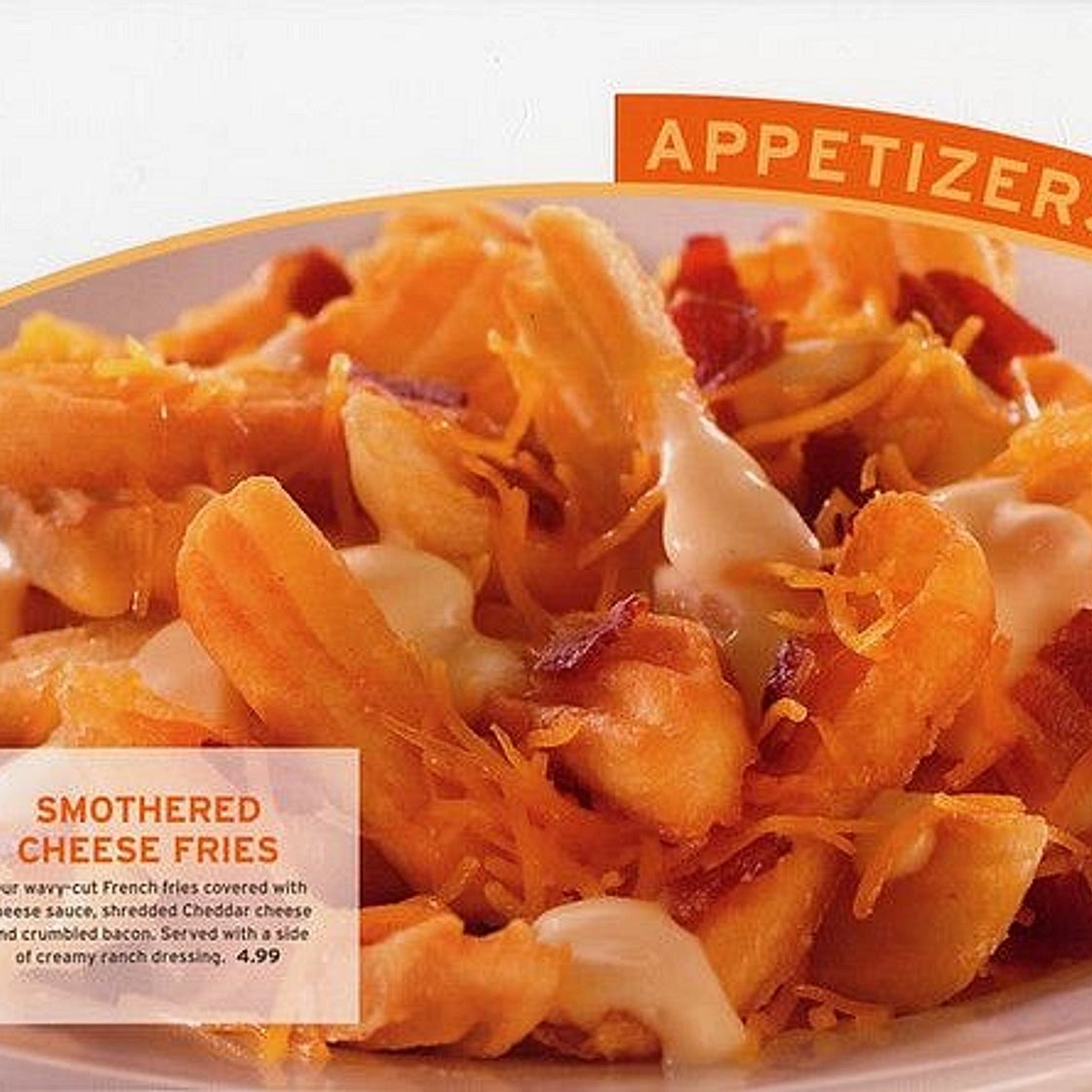 Denny's Smothered Cheese Fries