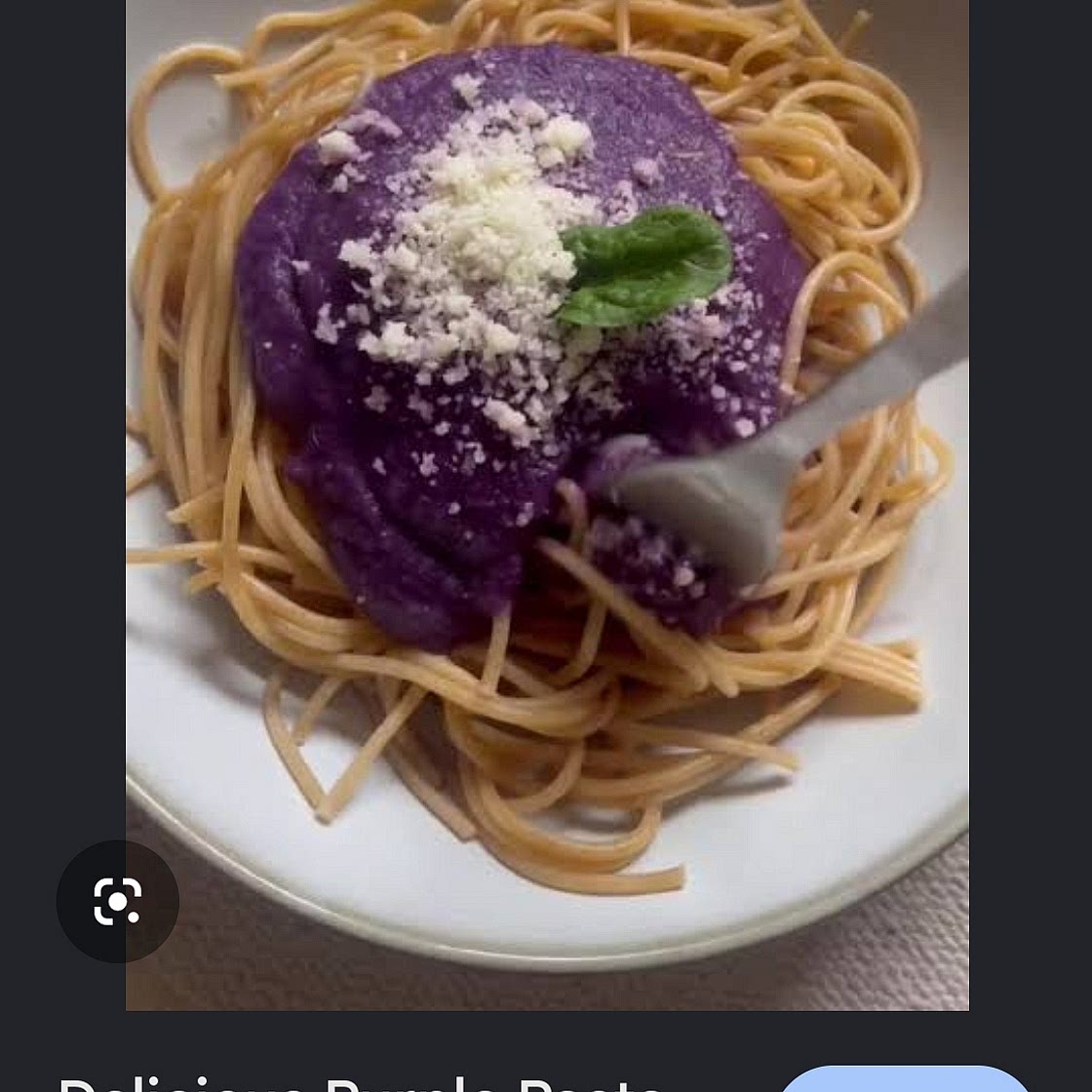 Purple spaghetti