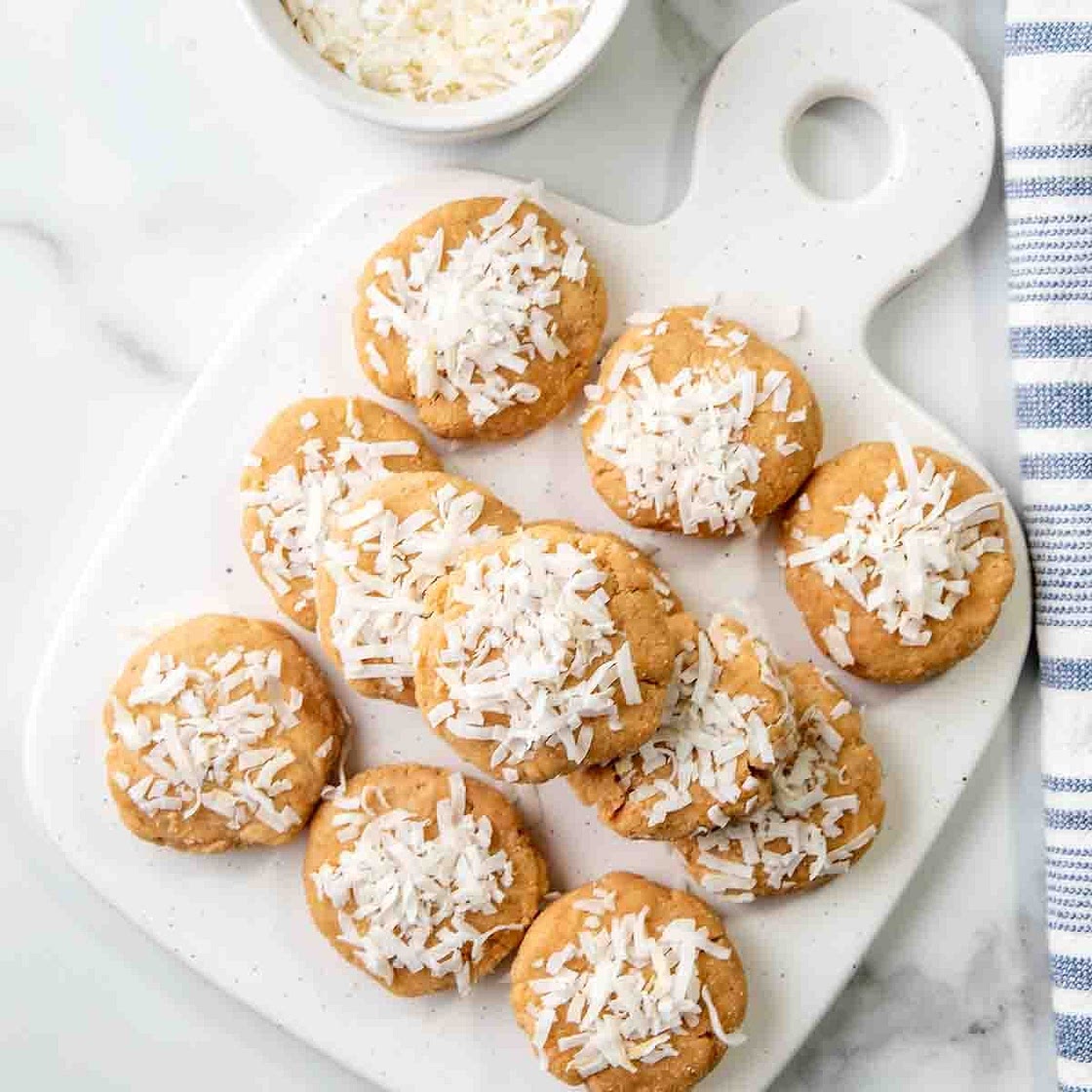 No Bake Coconut Dog Treats