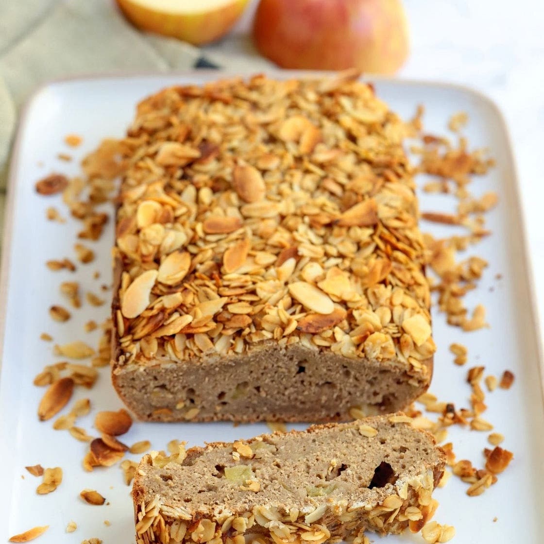 Apple Crumble Banana Bread