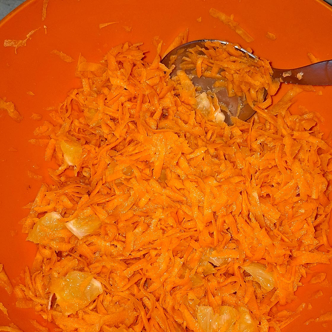 Easy carrot salad.