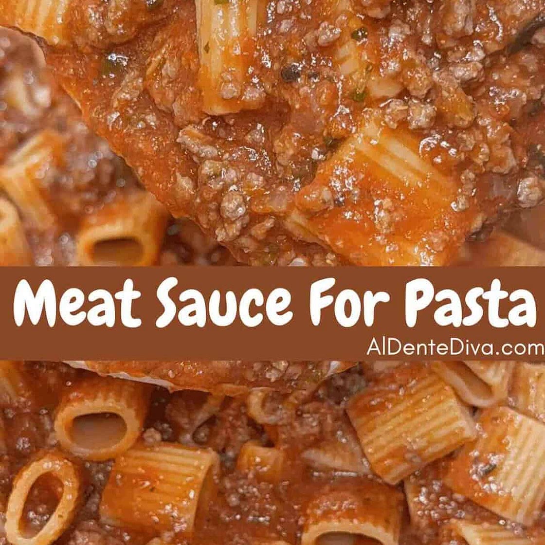 Meat Sauce For Pasta Recipe