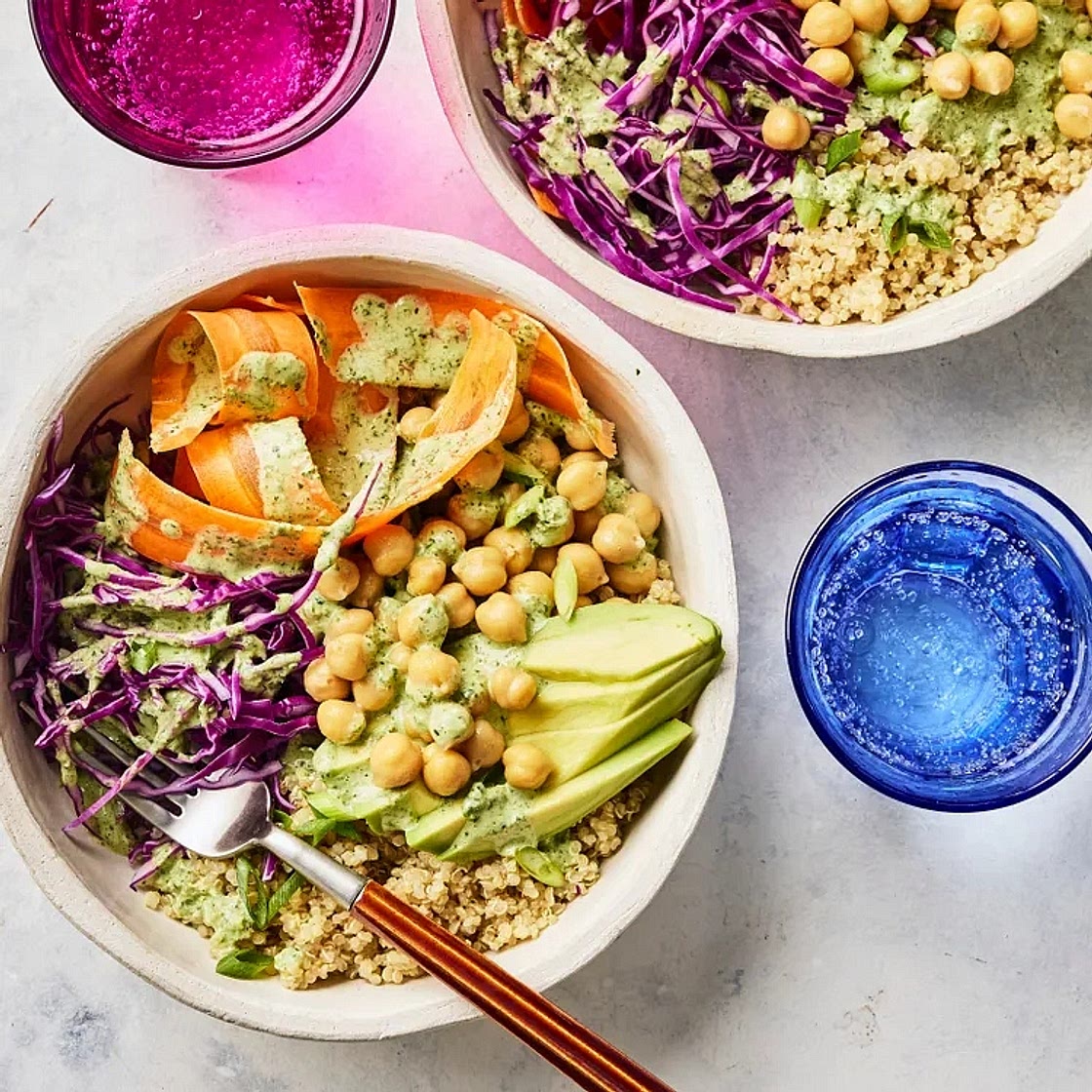 Green Goddess Chickpea Bowl