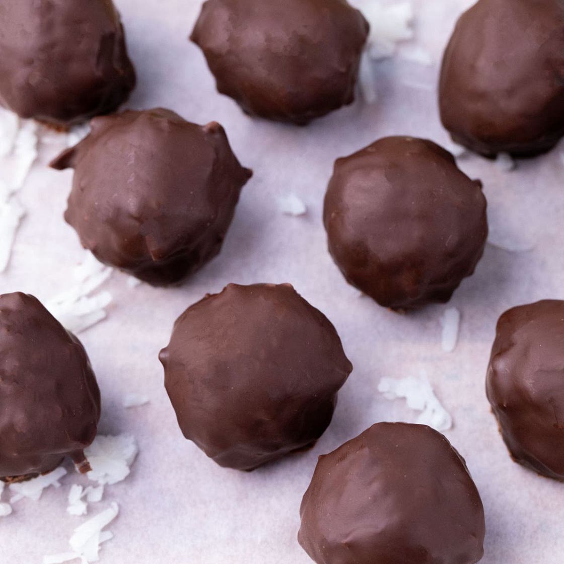 Chocolate Coconut Protein Balls (No-Bake, Gluten-Free, No Peanut Butter)