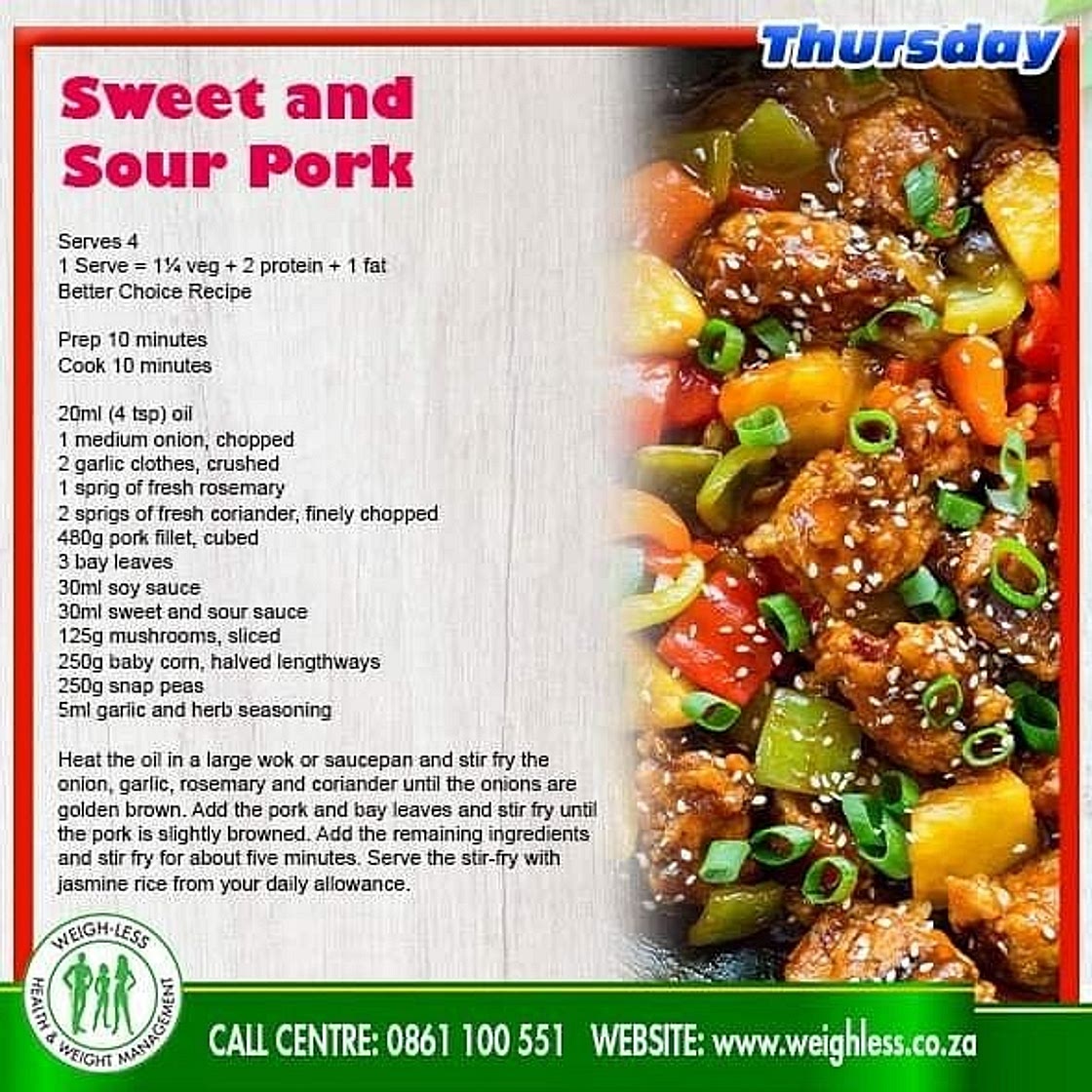 Sweet and Sour Pork