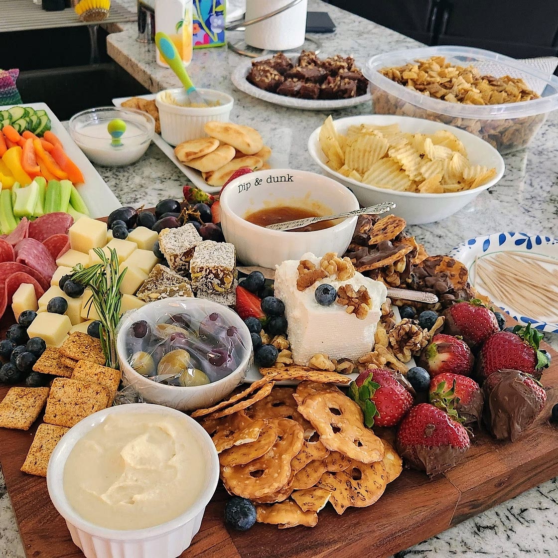 Charcuterie Board for Game Night