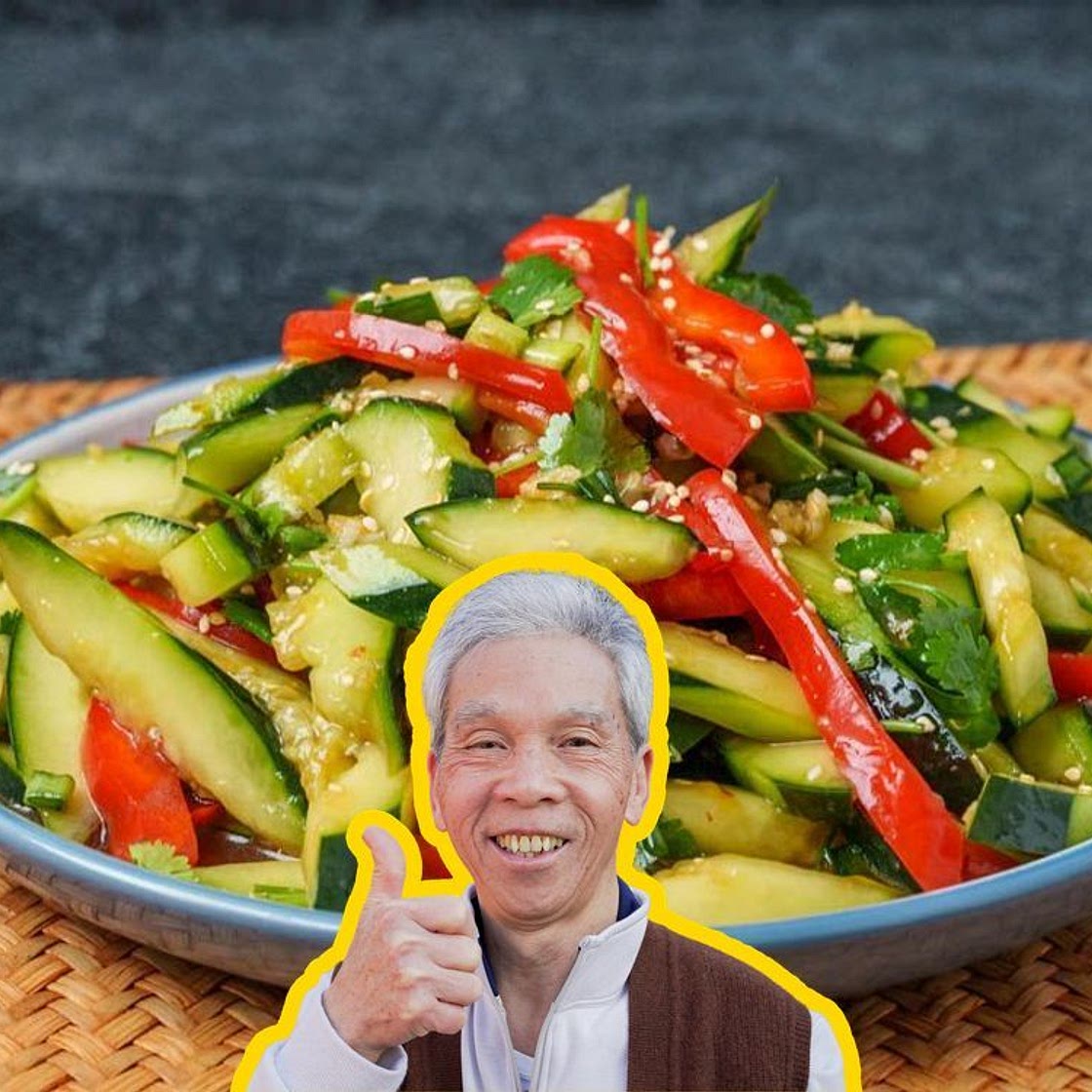 Dad's Smashed Cucumber Salad: The Chinese Restaurant Way