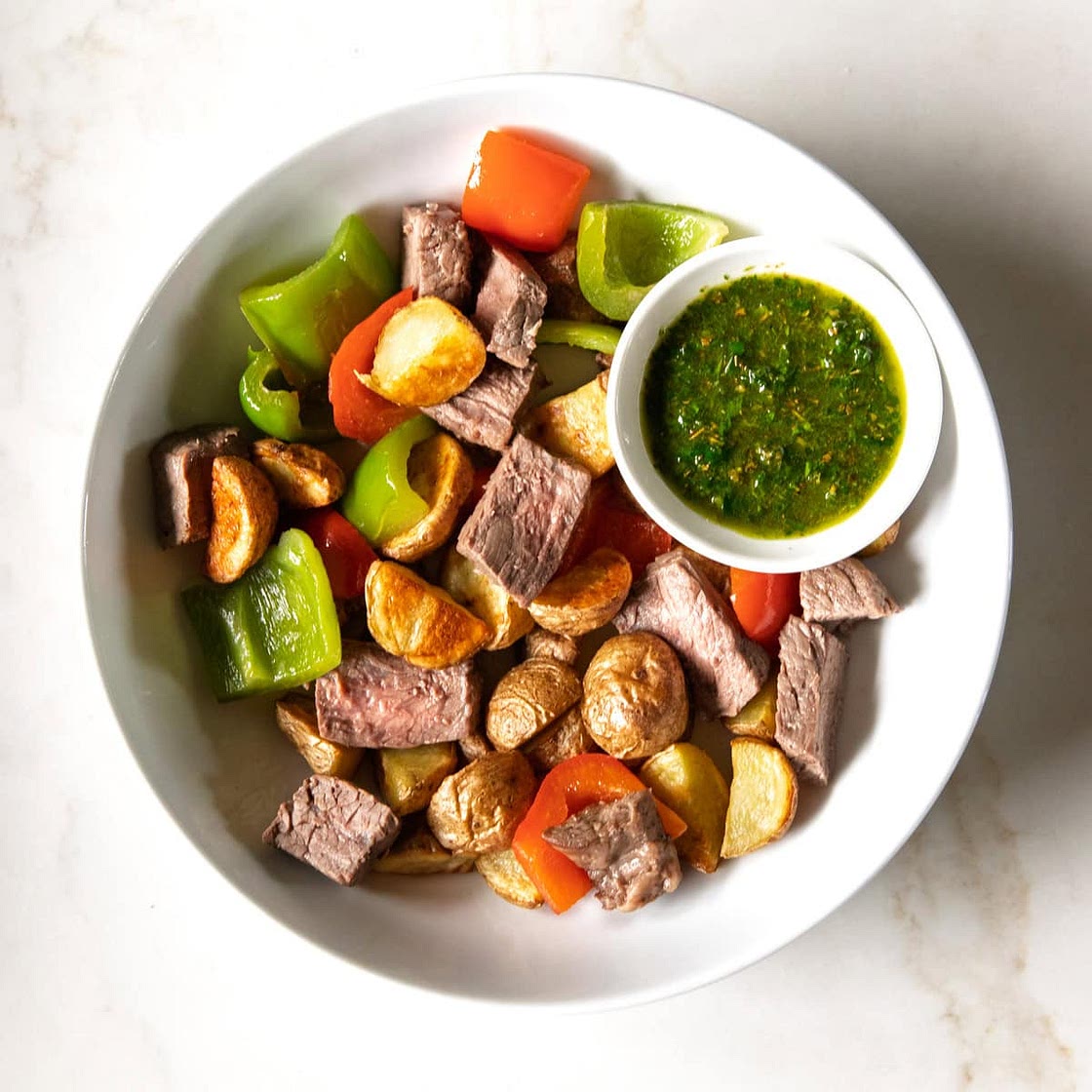 Low FODMAP Steak and Potatoes Sheet Pan Meal