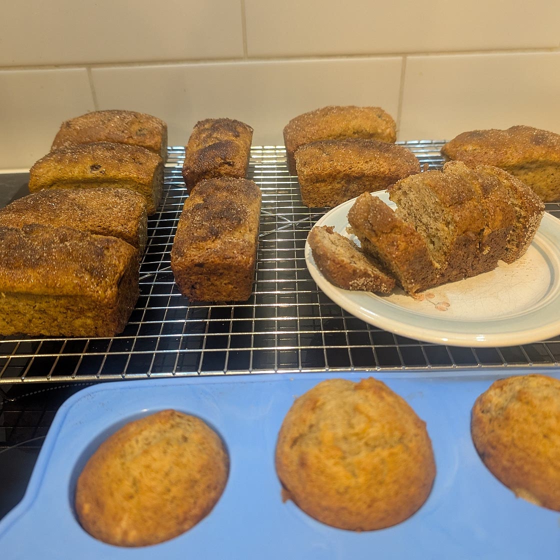 Cinnamon Banana Bread Muffins
