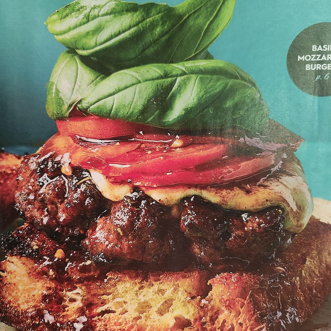 Basil-Mozzarella Burgers
