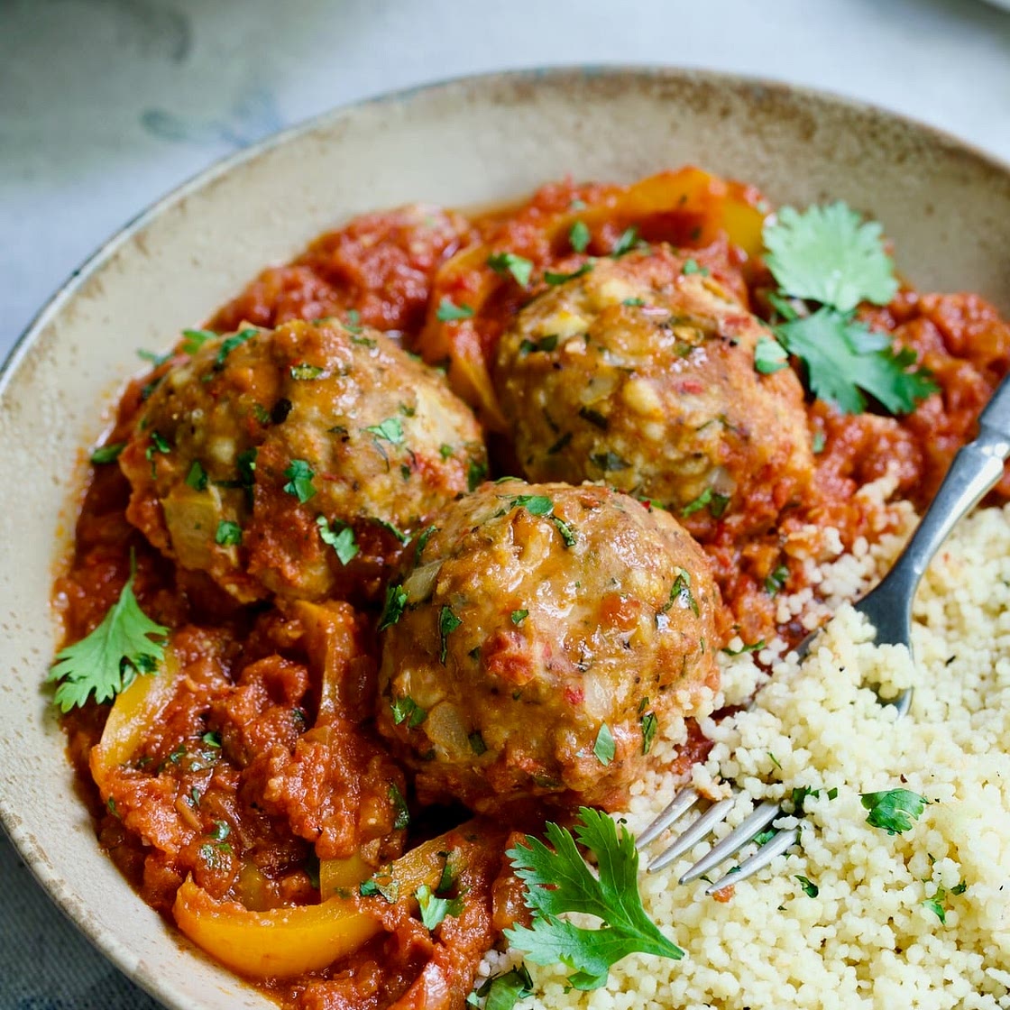 Harissa Chicken Meatballs