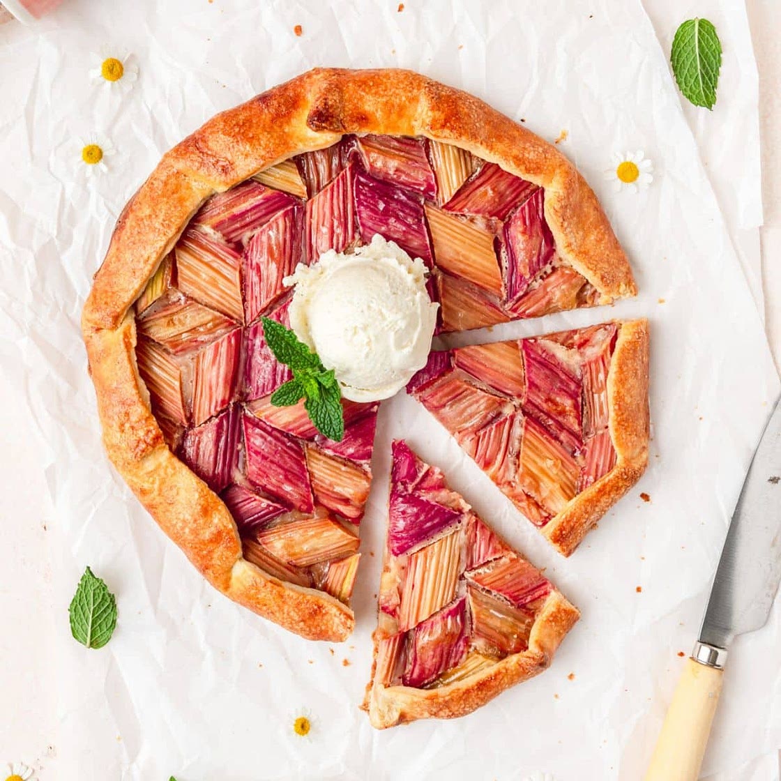 Rhubarb Galette